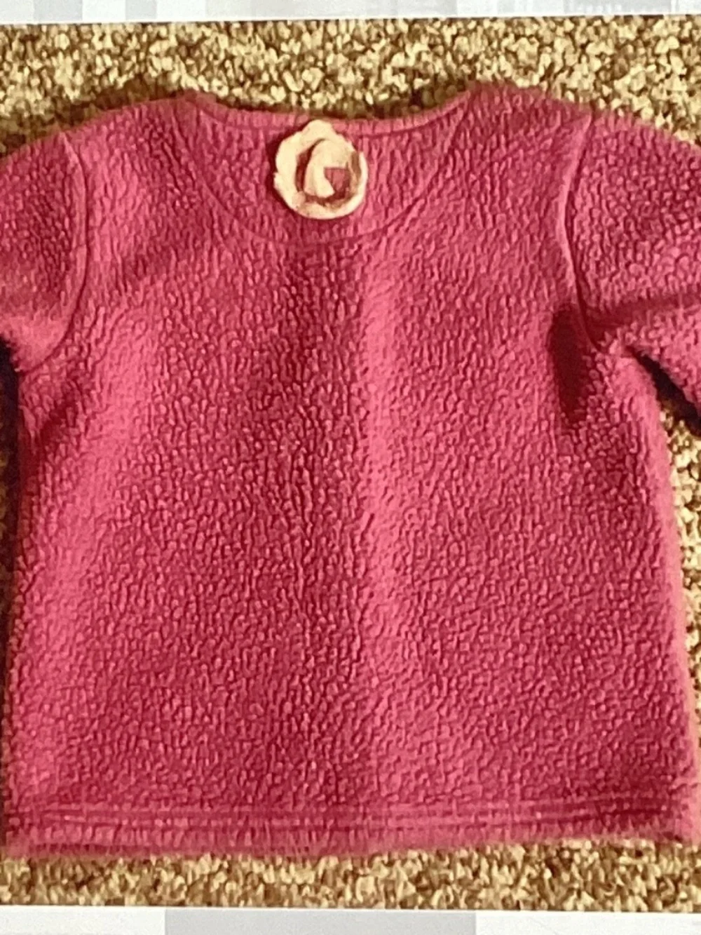 Vintage Baby Gap Cozy Pink Sherpa fleece Toddler Jacket